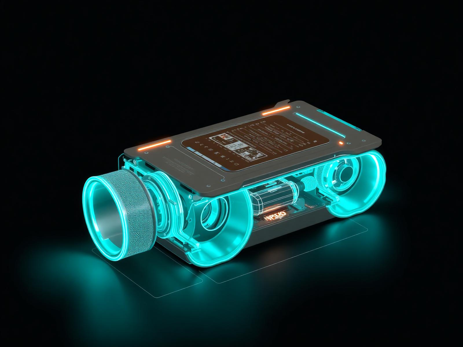 Futuristic prototype hardware device